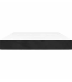 Outlet Pocketveringmatras 140x220x20 cm fluweel zwart Matrasbeschermer