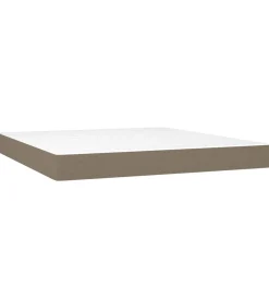 Sale Pocketveringmatras 180x200x20 cm stof taupe Matrasbeschermer