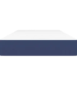 Outlet Pocketveringmatras 90x190x20 cm stof blauw Matrasbeschermer