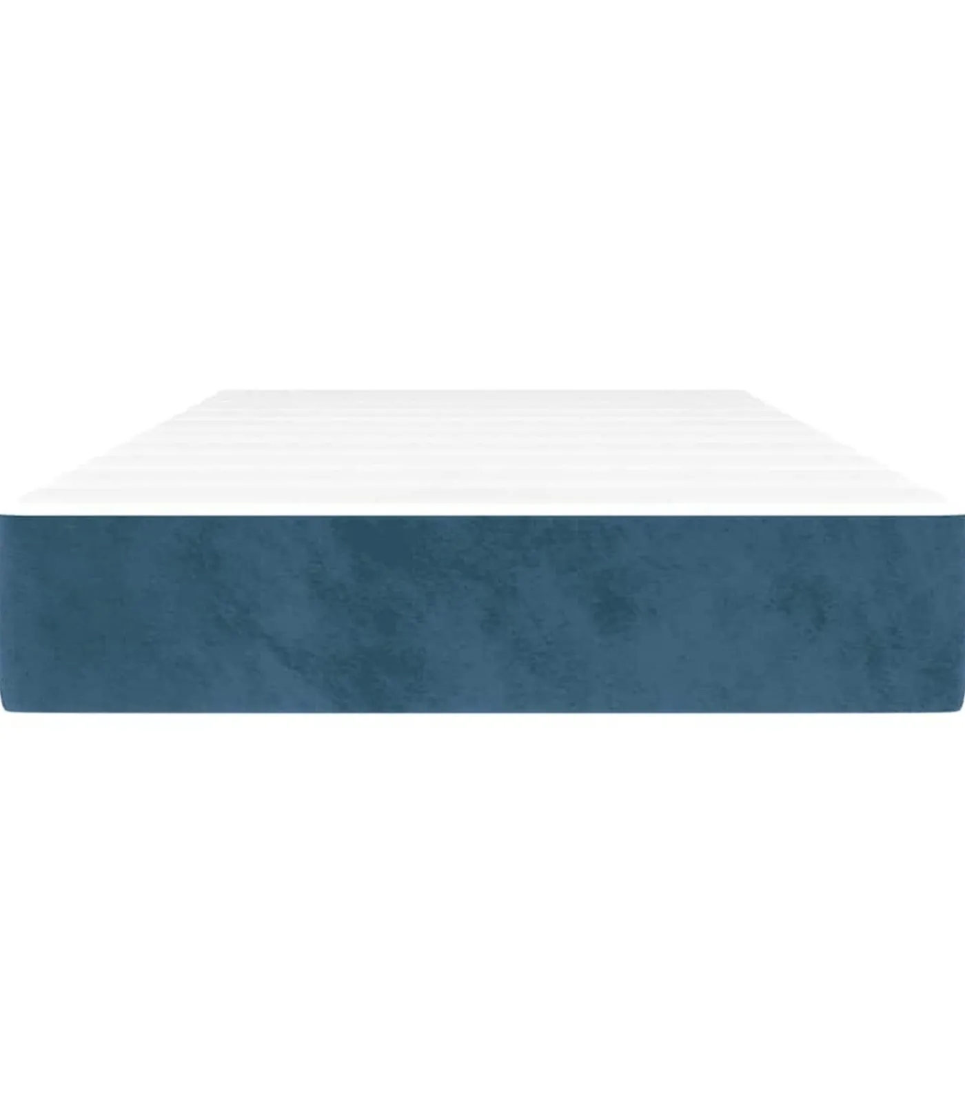 Hot Pocketveringmatras 80x210x20 cm fluweel donkerblauw Matrasbeschermer