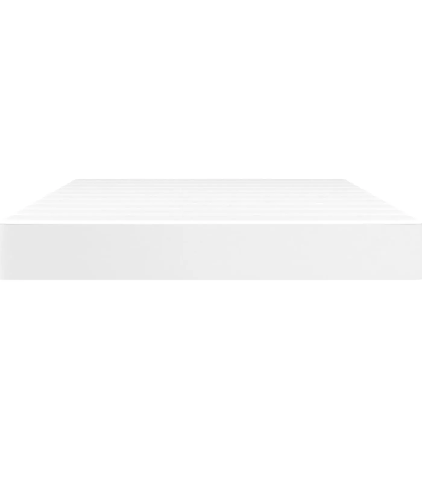 Outlet Pocketveringmatras 140x190x20 cm kunstleer wit Matrasbeschermer