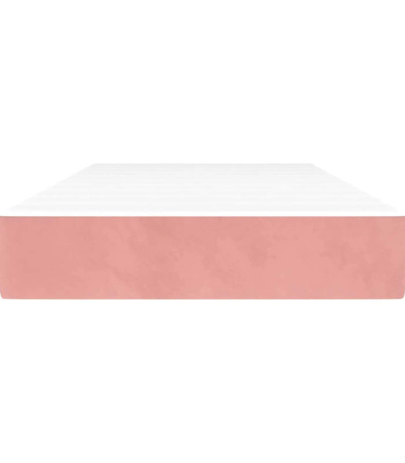 Discount Pocketveringmatras 80x200x20 cm fluweel roze Matrasbeschermer