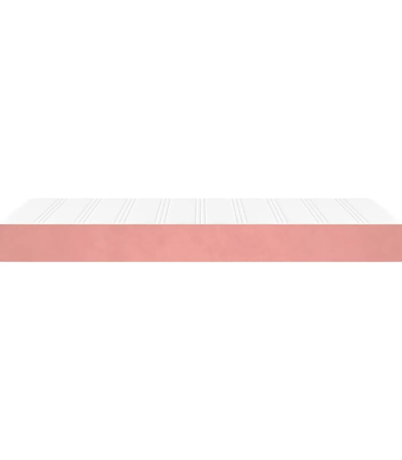 Discount Pocketveringmatras 80x200x20 cm fluweel roze Matrasbeschermer