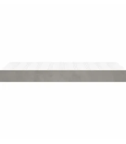 Discount Pocketveringmatras 80x220x20 cm fluweel lichtgrijs Matrasbeschermer