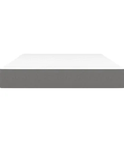 Hot Pocketveringmatras 120x200x20 cm stof donkergrijs Matrasbeschermer