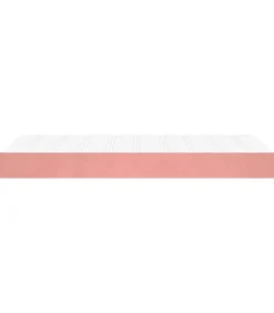 Online Pocketveringmatras 90x220x20 cm fluweel roze Matrasbeschermer