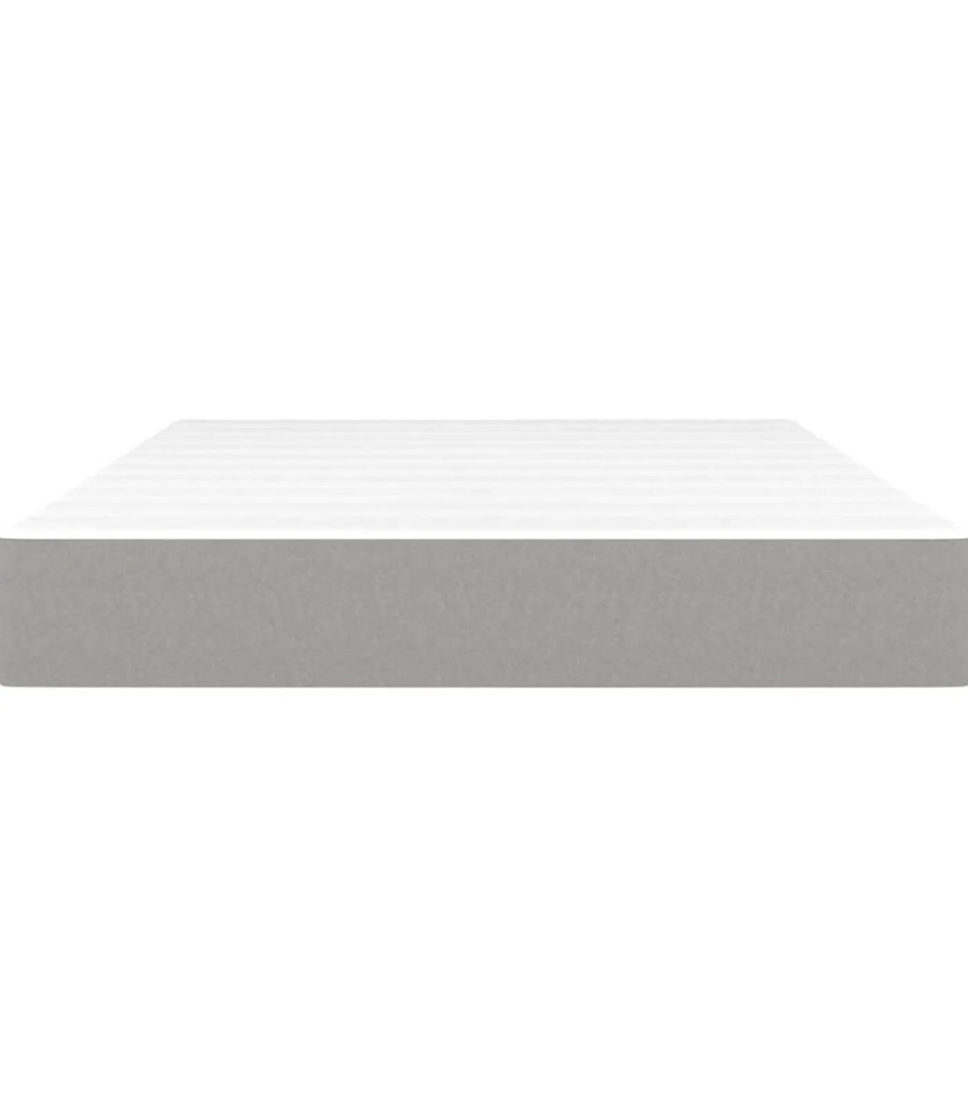 Sale Pocketveringmatras 120x200x20 cm stof lichtgrijs Matrasbeschermer