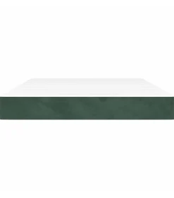 New Pocketveringmatras 140x210x20 cm fluweel donkergroen Matrasbeschermer