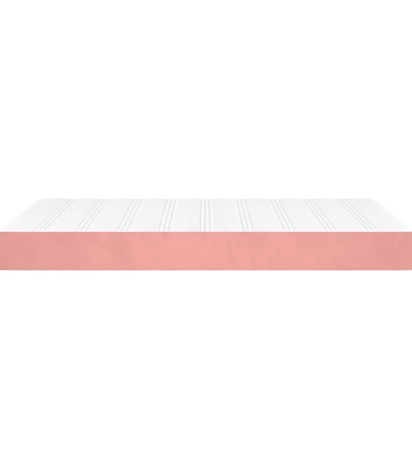 Outlet Pocketveringmatras 120x200x20 cm fluweel roze Matrasbeschermer