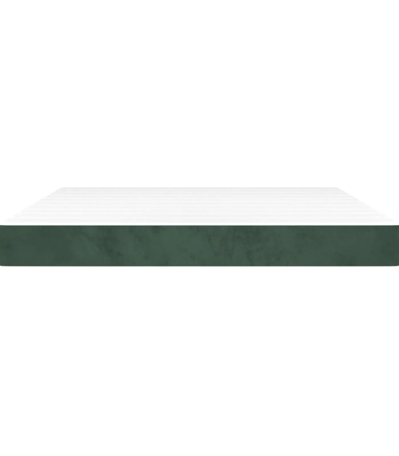 New Pocketveringmatras 180x200x20 cm fluweel donkergroen Matrasbeschermer
