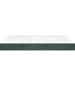New Pocketveringmatras 180x200x20 cm fluweel donkergroen Matrasbeschermer