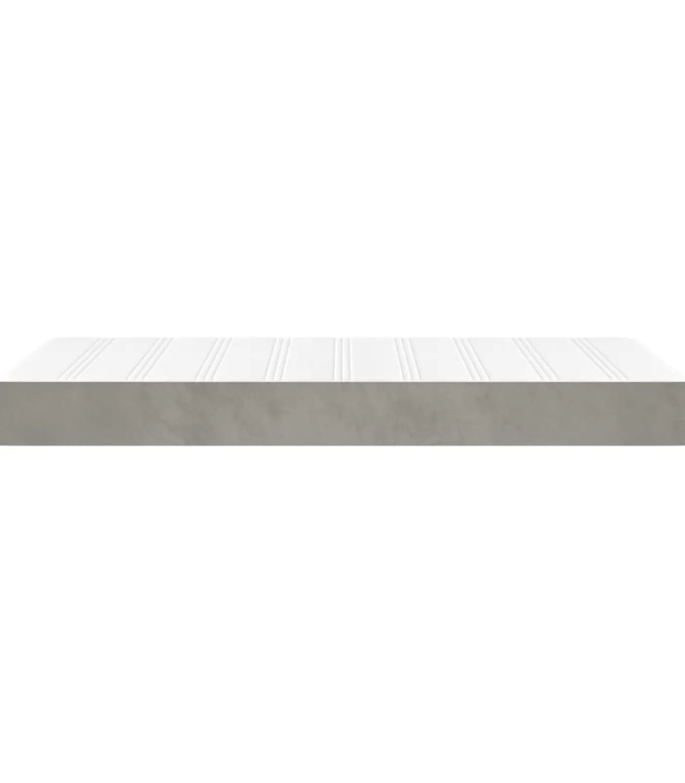 Outlet Pocketveringmatras 80x200x20 cm fluweel lichtgrijs Matrasbeschermer