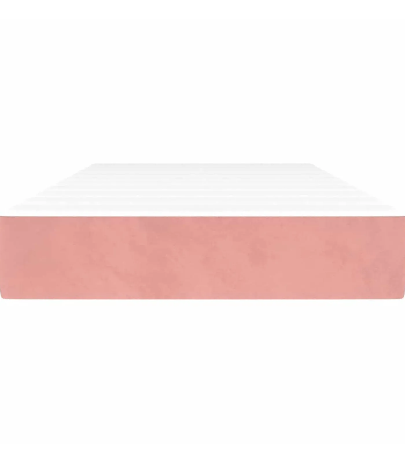 Hot Pocketveringmatras 80x210x20 cm fluweel roze Matrasbeschermer