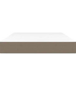 New Pocketveringmatras 120x200x20 cm stof taupe Matrasbeschermer