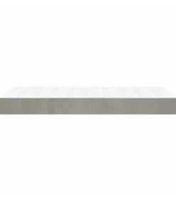 Outlet Pocketveringmatras 100x210x20 cm fluweel lichtgrijs Matrasbeschermer