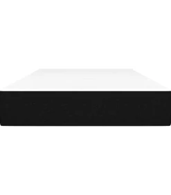 Clearance Pocketveringmatras 80x200x20 cm stof zwart Matrasbeschermer