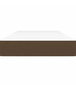 Sale Pocketveringmatras 120x190x20 cm stof donkerbruin Matrasbeschermer