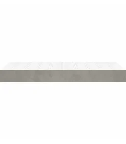 Hot Pocketveringmatras 140x210x20 cm fluweel lichtgrijs Matrasbeschermer