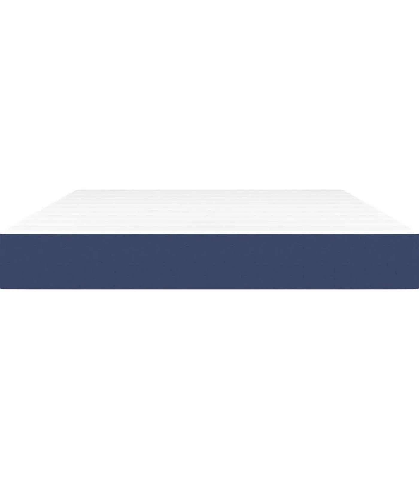 Hot Pocketveringmatras 140x190x20 cm stof blauw Matrasbeschermer