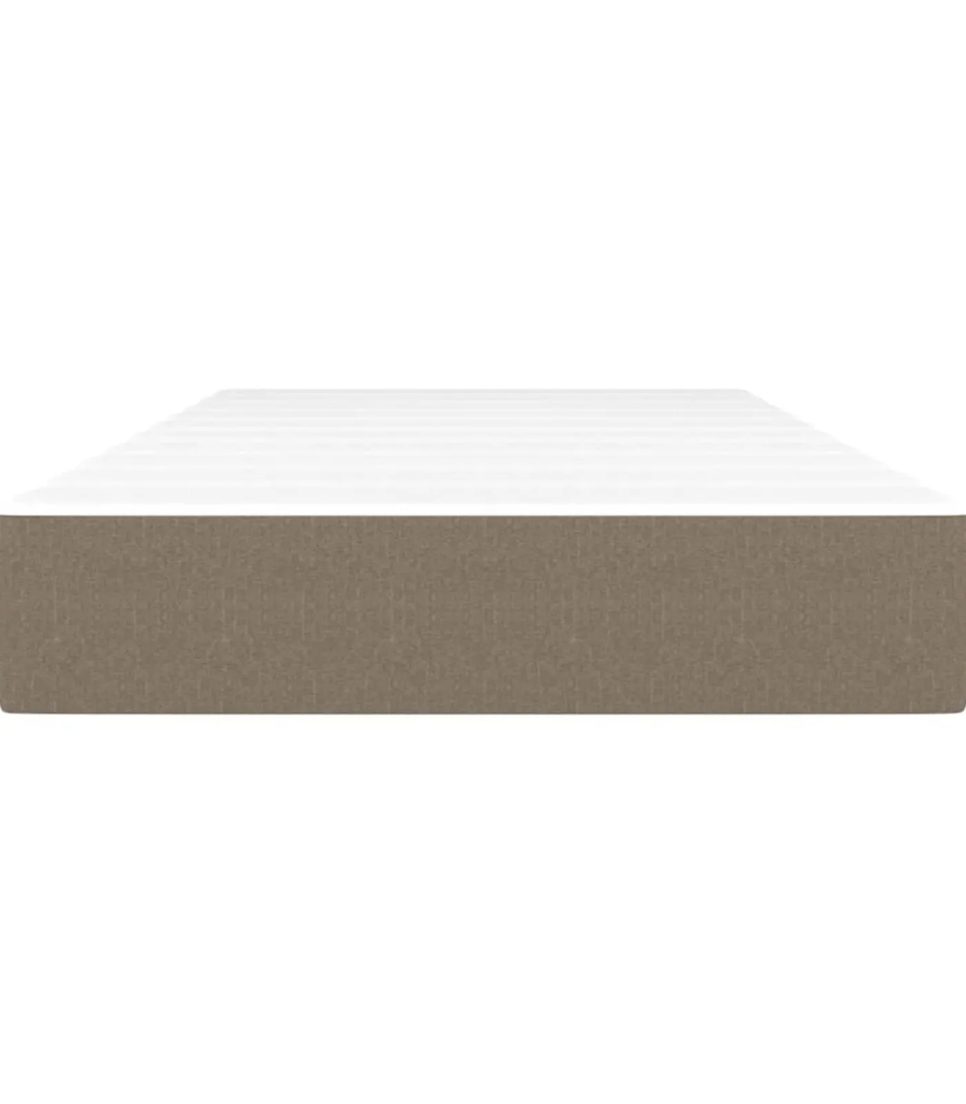 Online Pocketveringmatras 100x200x20 cm stof taupe Matrasbeschermer