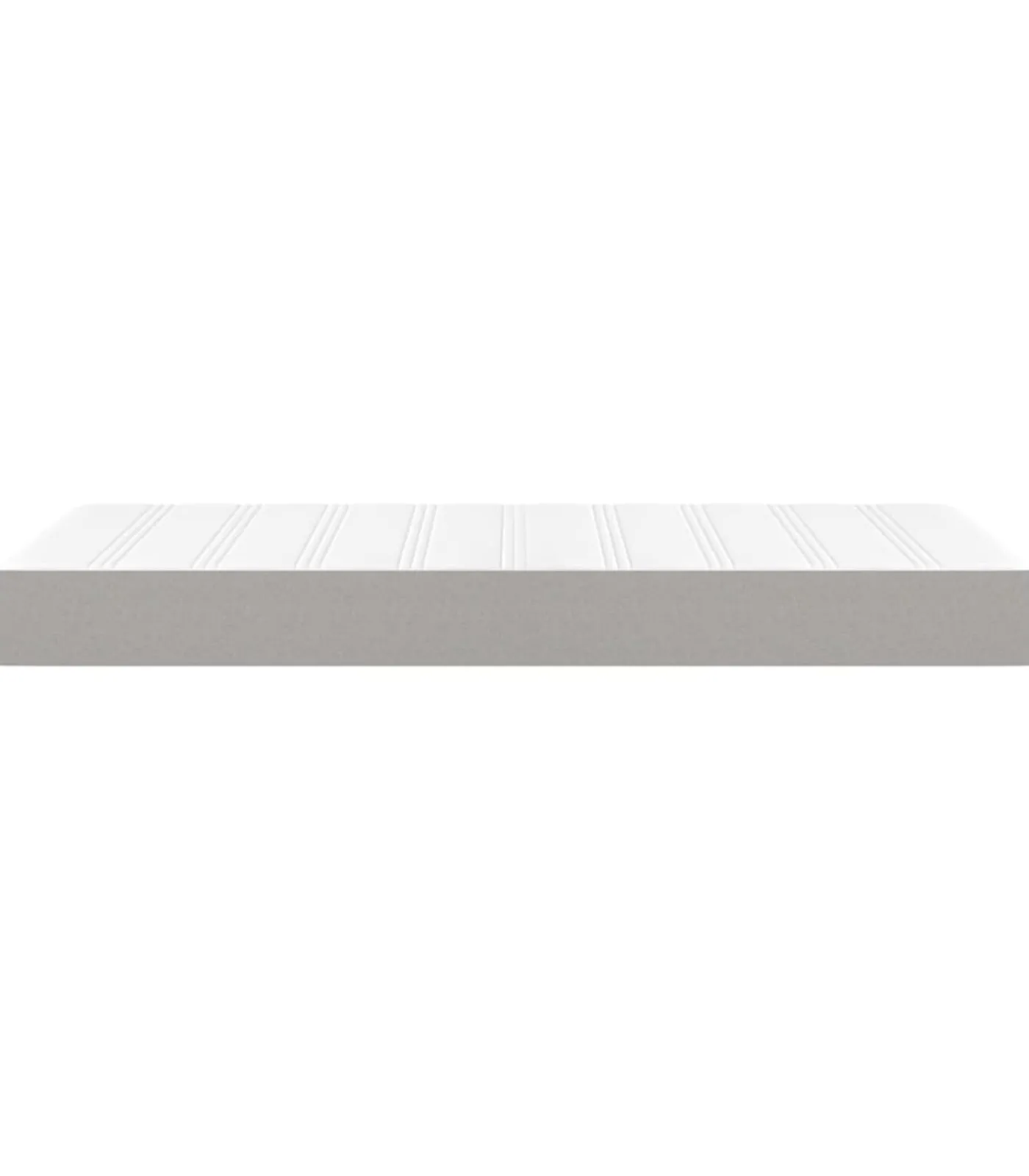 Outlet Pocketveringmatras 80x200x20 cm stof lichtgrijs Matrasbeschermer