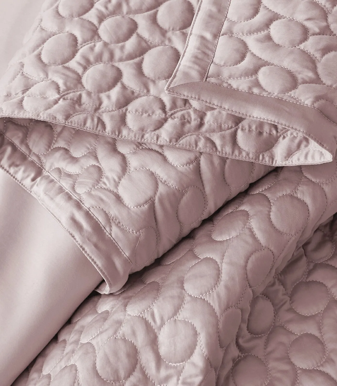 Sale Poesie - Satijn Katoenen Sprei 260x240cm Bedspreien