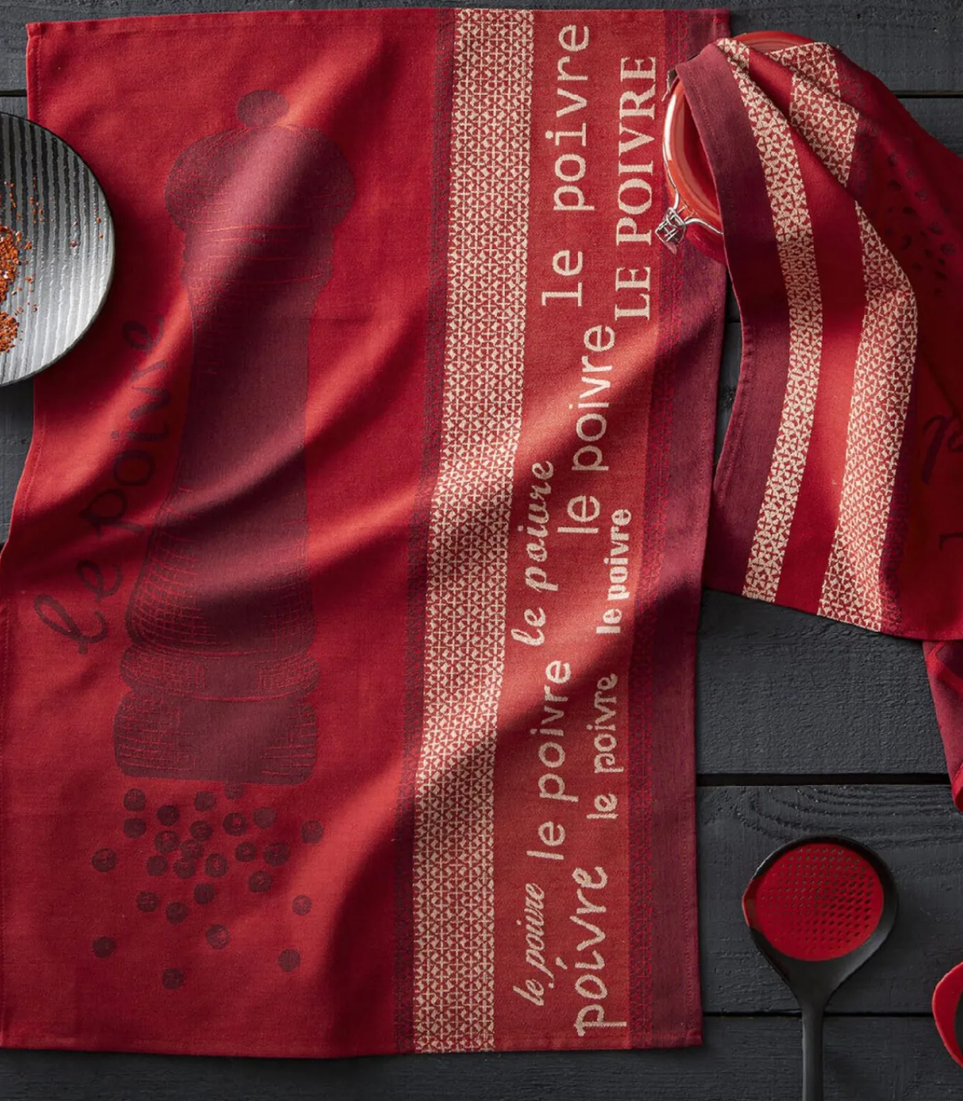 Best POIVRE ROUGE - Tafellinnen Theedoek Keuken- & Tafellinnen