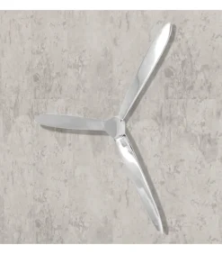 Outlet Propeller voor aan de muur 70 cm aluminium zilver Decoratie