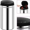 Outlet Prullenbak met automatische sensor 50 L roestvrij staal Manden En Bakken