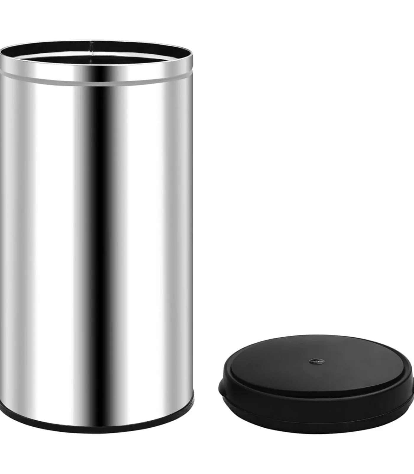 Hot Prullenbak met automatische sensor 60 L roestvrij staal Manden En Bakken