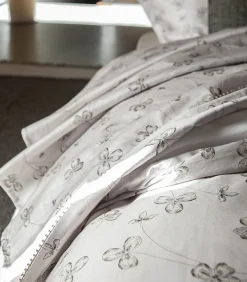 Clearance Quatre Feuilles - Laken in katoen satijn met print 270x300cm Lakens