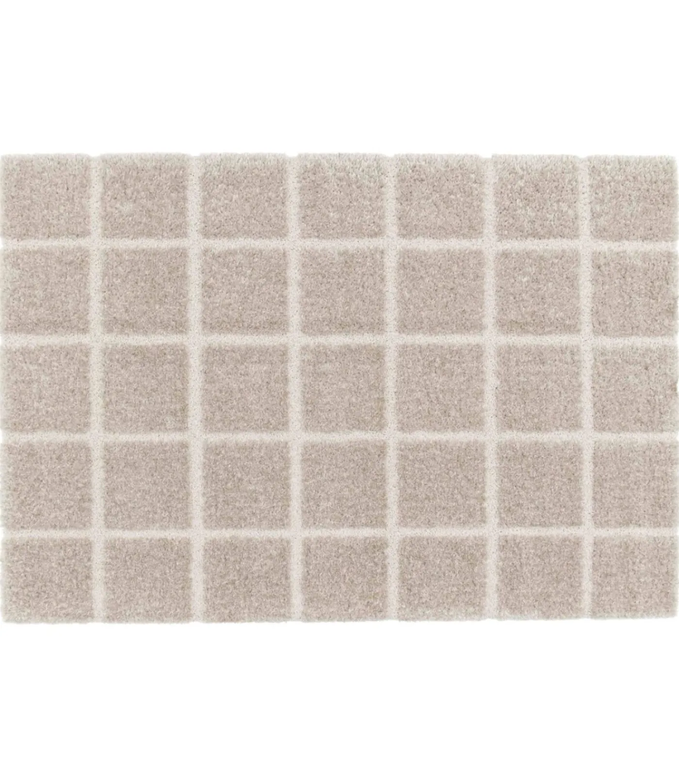 Hot Rechthoekig hoogpolig vloerkleed shaggy stijl 120 x 170 cm Tapijten