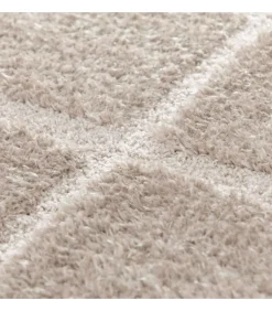 Hot Rechthoekig hoogpolig vloerkleed shaggy stijl 120 x 170 cm Tapijten