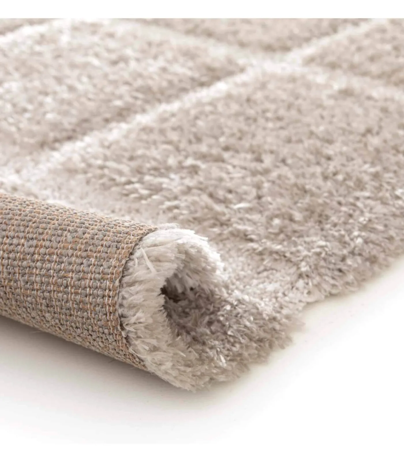 Hot Rechthoekig hoogpolig vloerkleed shaggy stijl 120 x 170 cm Tapijten