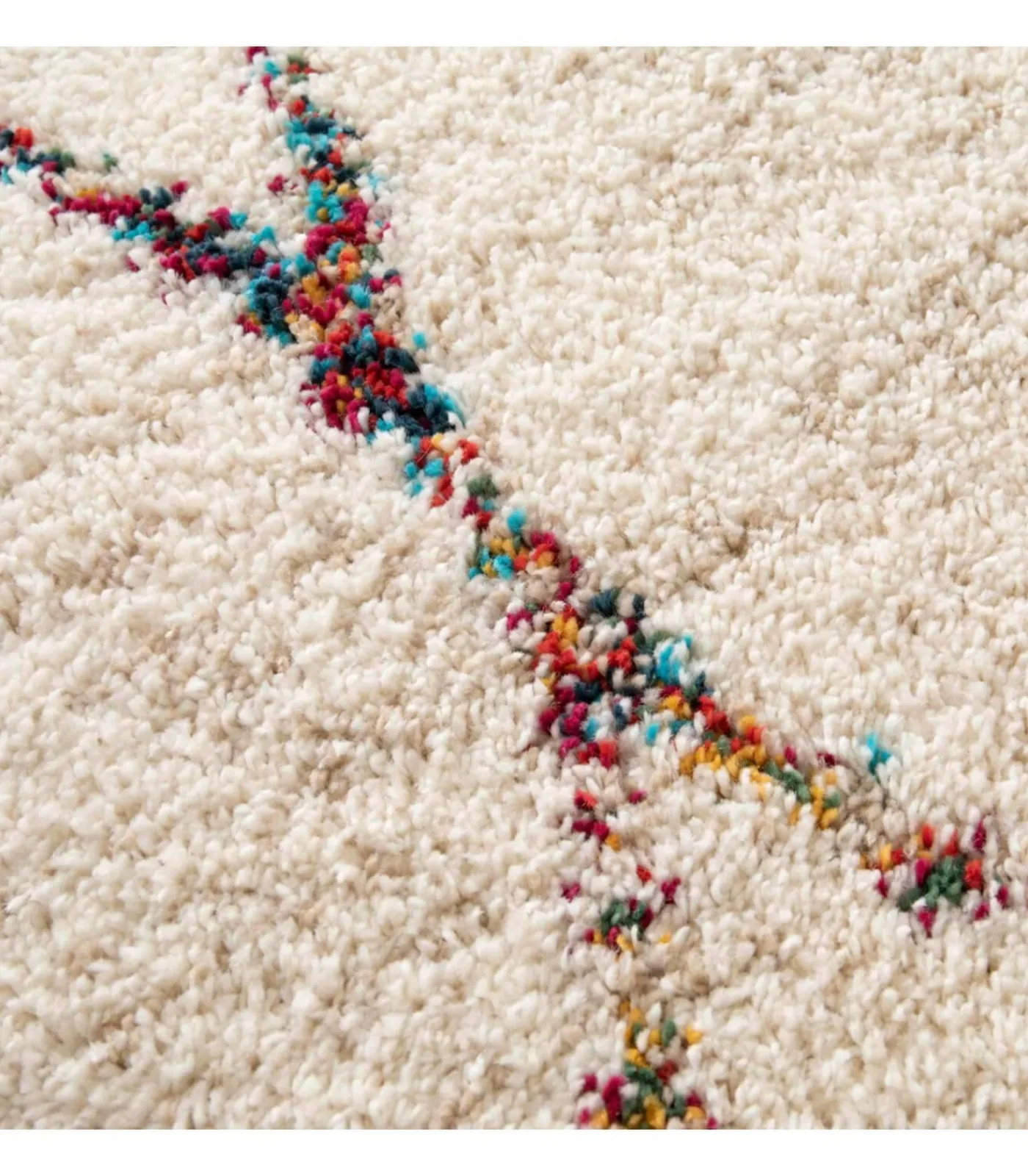 Sale Rechthoekig hoogpolig vloerkleed met etnisch patroon 120x170 cm Tapijten