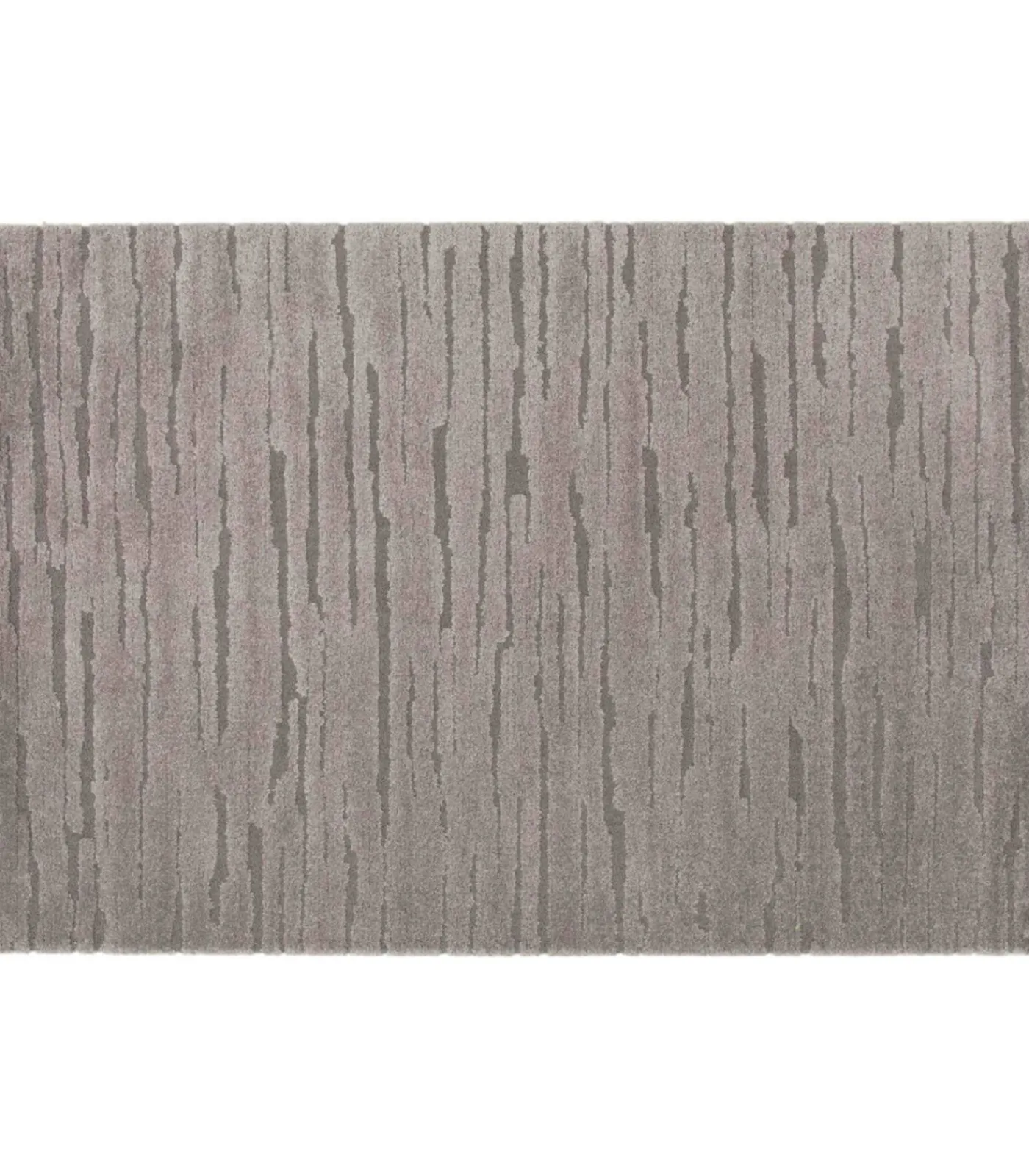 New Rechthoekig laagpolig vloerkleed effen grijs patroon 160 x 230 cm Tapijten