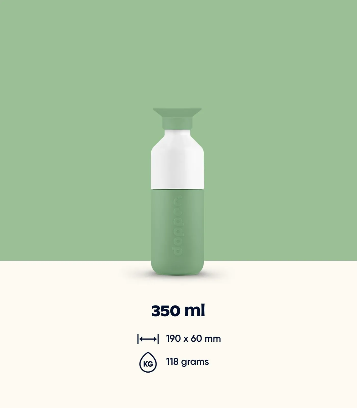 Discount Roestvrijstalen Drinkfles Steel 350ml Fresh Green Keukenaccessoires