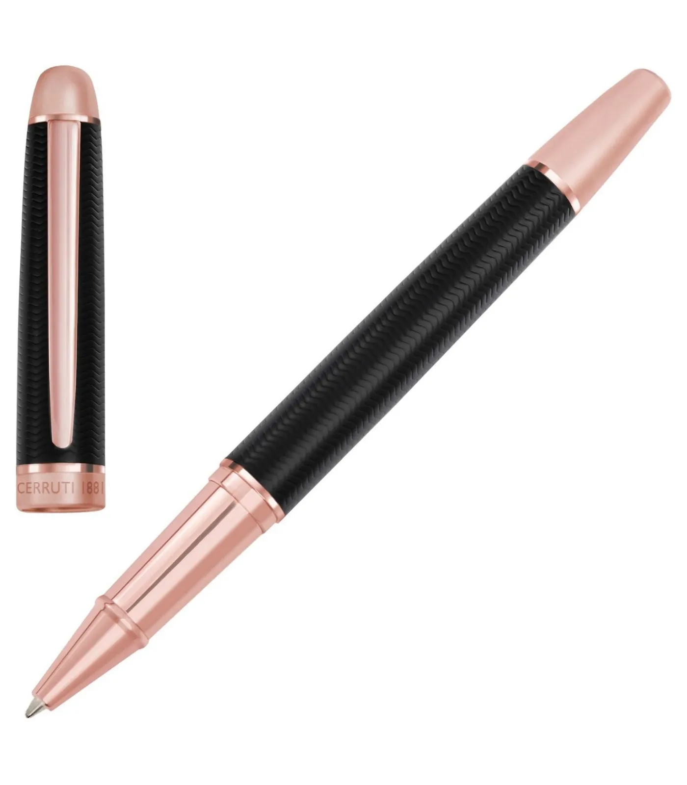 Outlet Rollerpen Holborn Black & Rosegold Pennen & Potloden