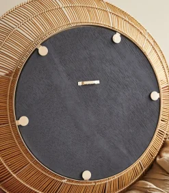 New Ronde spiegel van natuurvezel 60 cm Rosie Spiegels