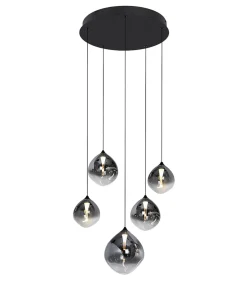 Hot Rosado - Hanglamp - Grijs Glas Hanglampen