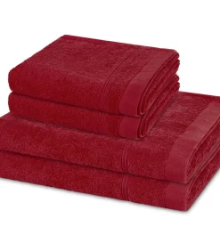 Clearance Rubin - 4-delige handdoeken set Badset