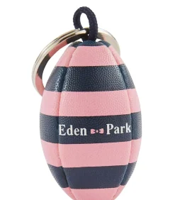 Online Rugby-gestreepte rubberen bal sleutelring Reisaccessoires