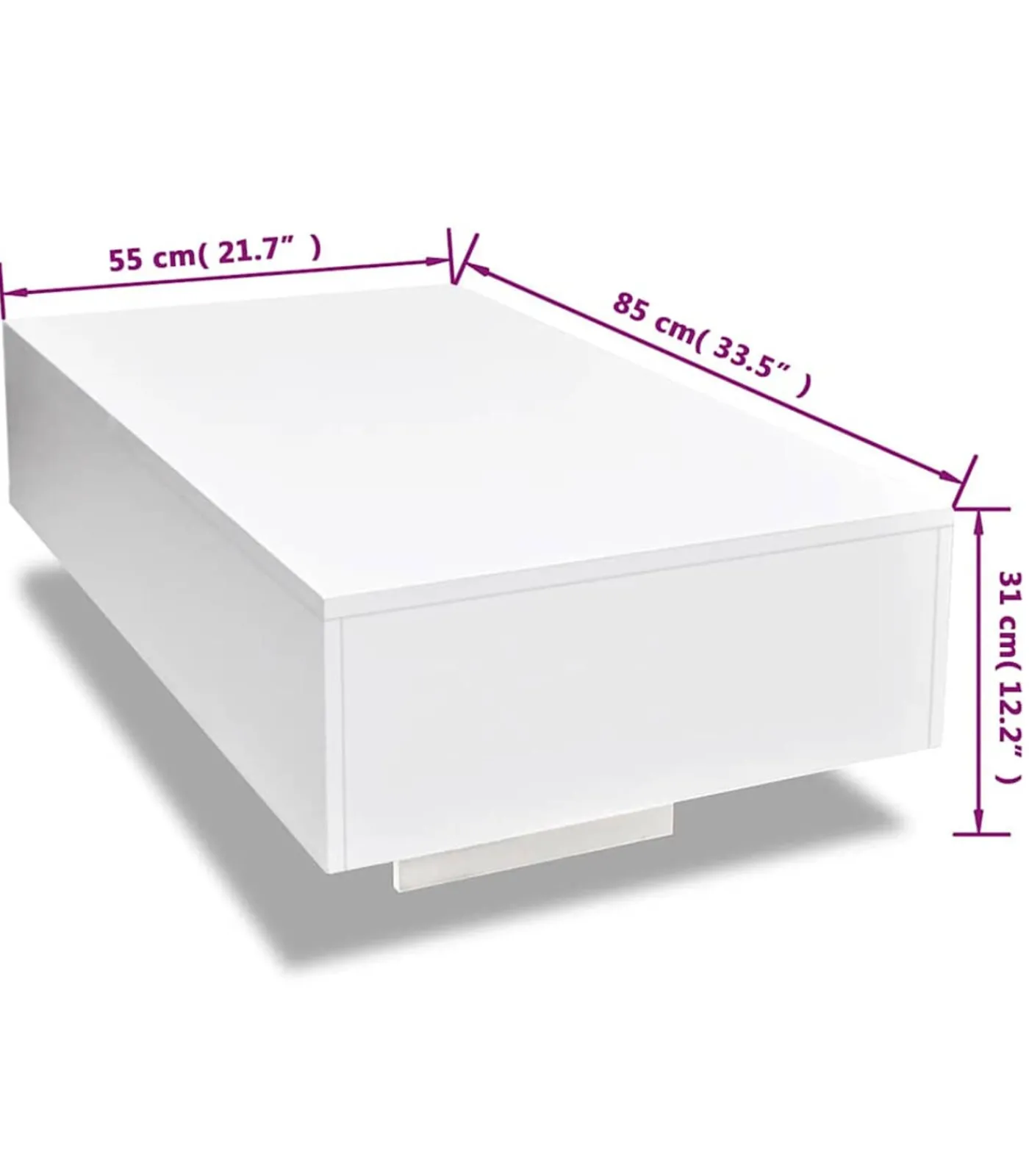 Sale Salontafel hoogglans wit Tafels