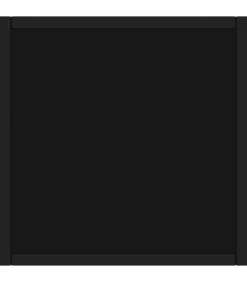 New Salontafel met zwart glas 40x40x50 cm zwart Tafels