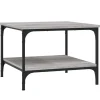 Online Salontafel 55x55x40 cm bewerkt hout grijs sonoma eikenkleurig Tafels