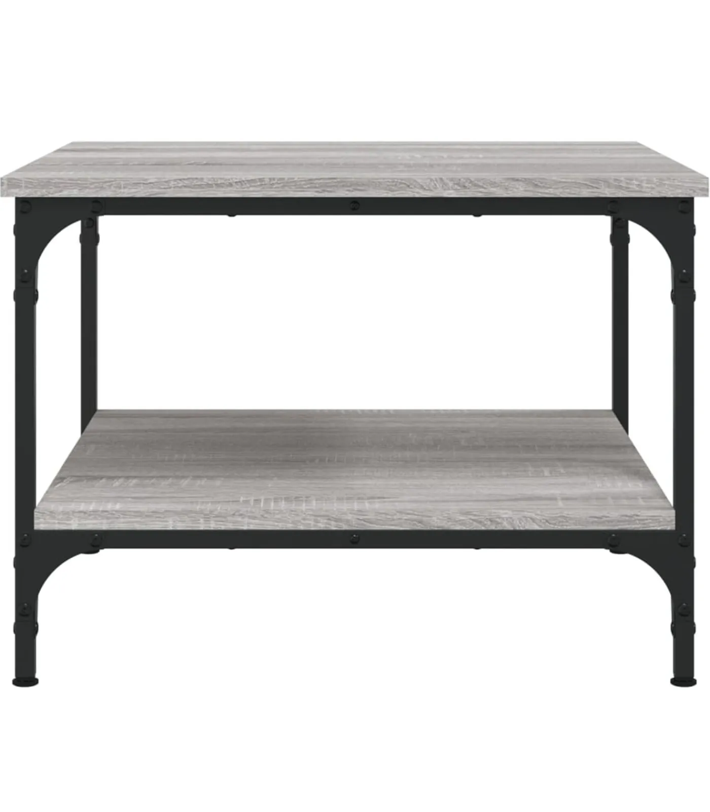 Online Salontafel 55x55x40 cm bewerkt hout grijs sonoma eikenkleurig Tafels