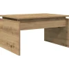 Online Salontafel 68x50x38 cm bewerkt hout artisanaal eikenkleur Tafels