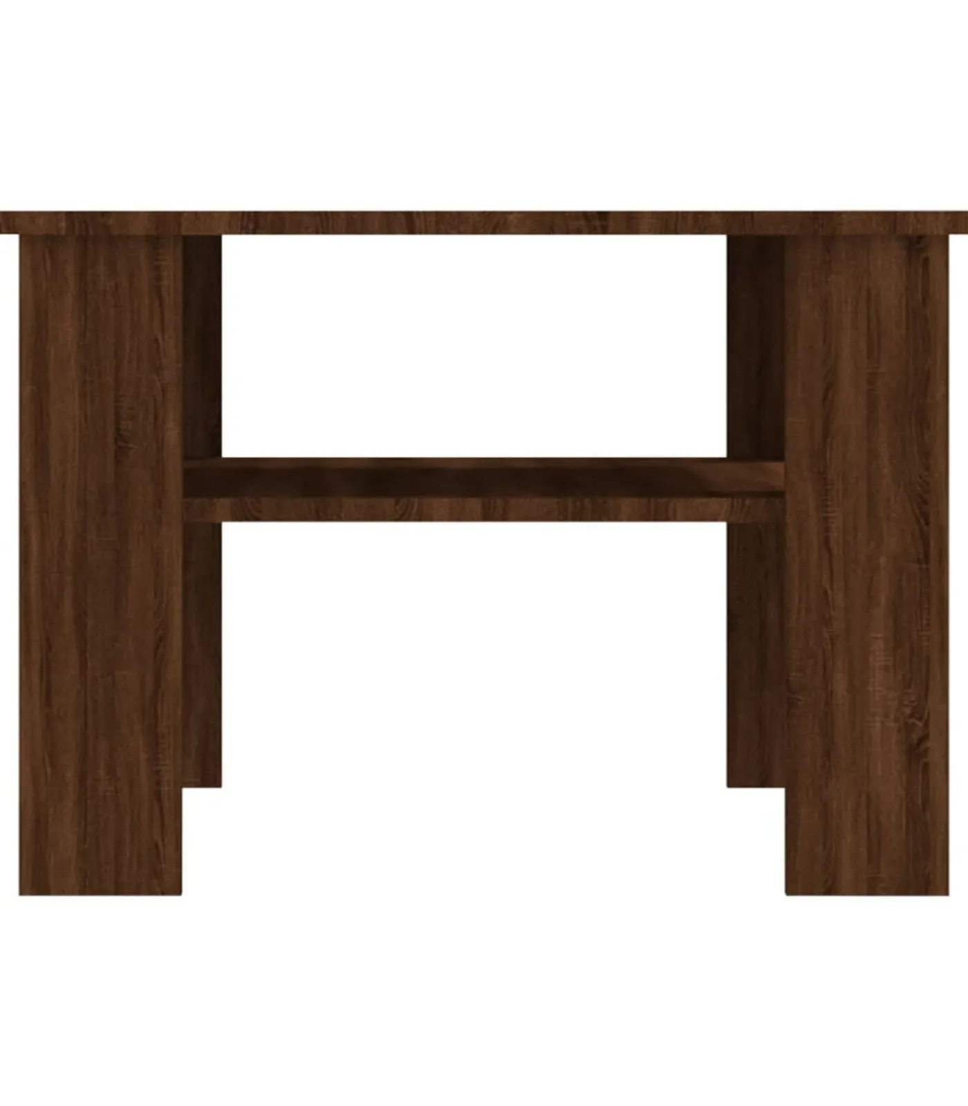 Hot Salontafel 60x60x42 cm bewerkt hout bruin eikenkleur Tafels