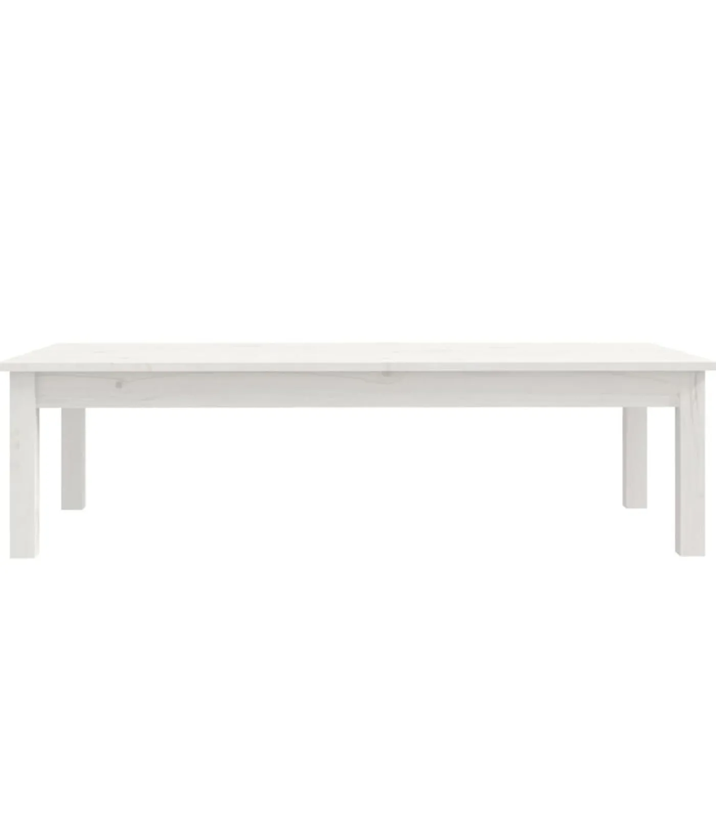 Salontafel 110x50x30 cm massief grenenhout wit Tafels