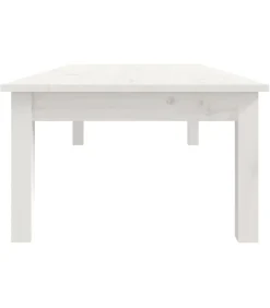 Salontafel 110x50x30 cm massief grenenhout wit Tafels